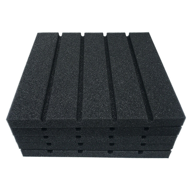 6pcs Recording Studio Soundproofing Acoustic Panels Foam Thick Sponge Light