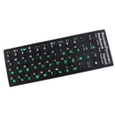 Keyboard Skin Keyboard Stickers Russian Wireless Keyboard Green Keyboard