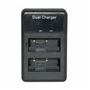 Np-W126 Dual Battery Charger For Fujifilm Hs33Exr X-Pro1 X-E1 X-E2 X-M1 X-A