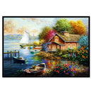 5D DIY Colorful Village Diamond Embroidery Painting Full Drill Cross Stitch