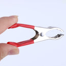 2Red+ 2Black 30A 75mm Nickel Coated Car Battery Test Clips Alligator Clamps A