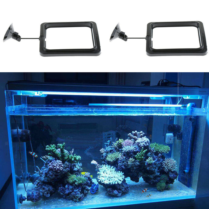 2 Pcs Practical Floating Food Square - Reduces Waste & Maintains Water Quality