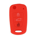 3 Button Silicone Flip Remote Key Case Cover Fob Car For AUDI A3 A4 A6 TT