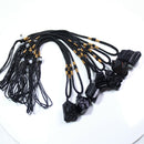 Natural Black Tourmaline Flat Reiki Stones Wand Stick Cleansing Home Pendant