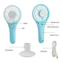 Mini USB Portable Handheld Fan Rechargeable Personal Cooling Fan Electric D