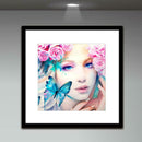 5D DIY Full Drill Diamond Painting Butterfly Girl Cross Stitch Embroidery