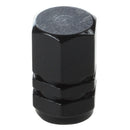 4pcs Hexagon Tyre Tire Valve Stems Caps Cover Black for Vehicle Car