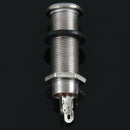 Electric Guitar Jack Chrome Threaded Cylinder Output Input Jack Plug Socket