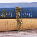 Retro Glow In The Dark Leaf Feaher Book Mark With Dragon Luminous Bookmark BX