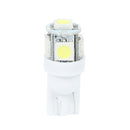 1 Pair T10 W5W 5SMD LED Bulb 5050 Car Auto Width Indicator Light (White)