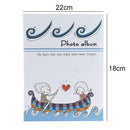 4R 200 Sheets Interleaf Type Family Photo Album Scrapbooking Memory Book