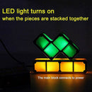 Tetris Block Night Light Colorful Stackable Tangram Puzzles Gift for Kids