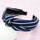 Solid Turban Headband Elastic Hairband Hair Accessories For Girls No Slip S