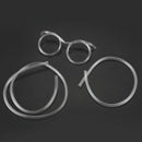 Glasses shape straw to drink - clear M7B2