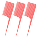 3x ABS Weaving Highlighting Foiling Hair Combs for Salon Styling Brush Tool