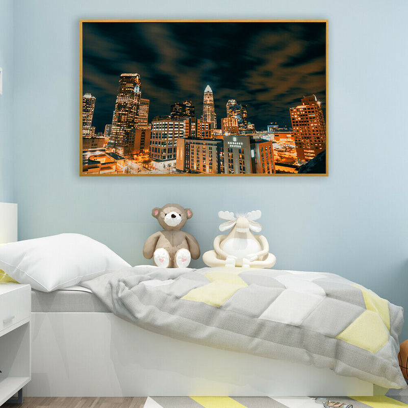 1000 Pieces Lighting City Paper Jigsaw Puzzles Assembling Picture 75 X 50cm