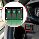 12V-24V-3-Gang-Toggle-Rocker-Switch-Panel-Green-LED-Light-On-Off-Car-Marine