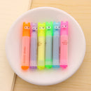 6x/set FLUORESCENT HIGHLIGHTER MARKER PENS Assorted Colours Office / School-Pack