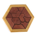 Wooden Tangram Jigsaw Board Educational Early Learning Wood Puzzles Game To C8T8