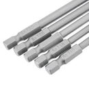 5Pcs 150Mm Torx Screwdriver Bits Long Magnetic Electric Screwdriver Bits Se