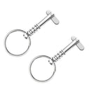 2pcs Spring Ring Deck Accessories, Quick Release Pin 316 Stainless Steel for