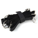 10 Nylon Cable Ties Resuable Straps Plastic Buttons Hook Loop Tapes Buckles