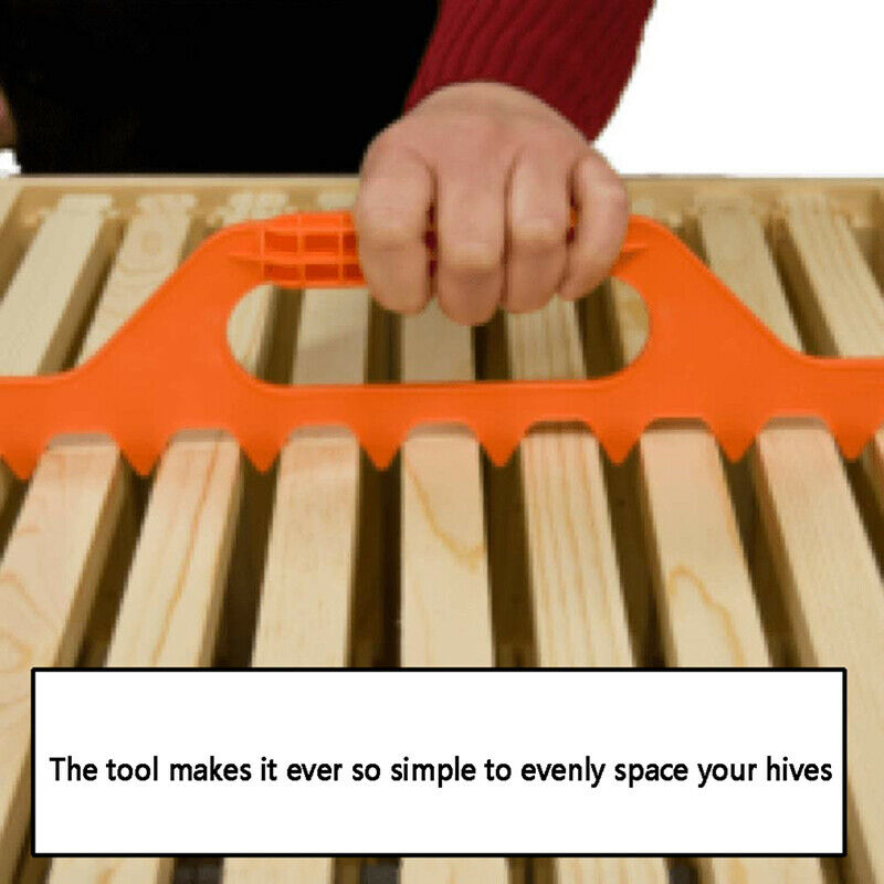 Plastic Hive Frame Spacer Bee Hive Frame Spacing Tool Beekeeping SuppliesJ Hc
