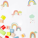 24pcs Cartoon Rainbow Cloud Wall Stickers PVC Baby Room Decoration Wall JC3C