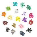 Wooden Beads Painted Dream Catcher 100 Pcs / Kit Mixed Color 10mm Jewelry Useful