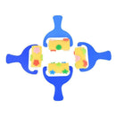 4pcs Sponge Roller Brush Kids Painting Graffiti Brush Early Learning Tool