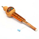 Chinese Hulusi Gourd Cucurbit Flute Ethnic Musical Instrument Key Of C With CaME