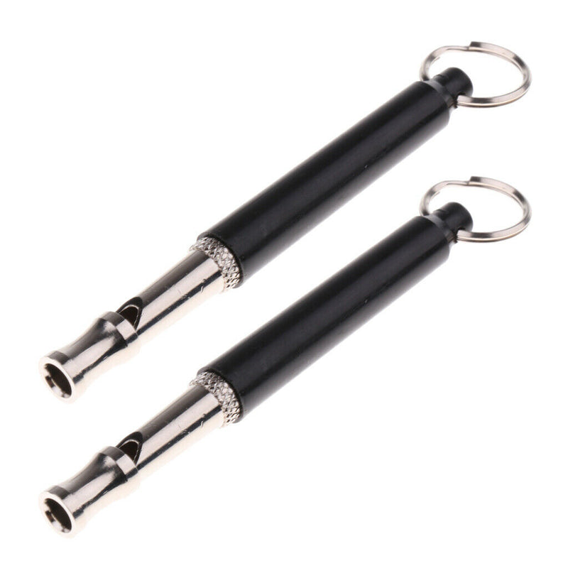 2 Pet Dog Training Obedience Whistle