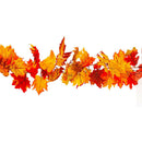 Imitation Cane Rattan Maple Leaf Halloween Decoration Artificial Plants