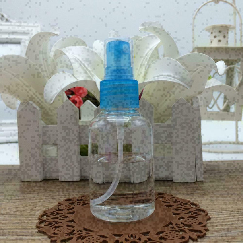 50ML Mini Plastic Transparent Mini Empty Bottle Spray DT Color potatble Ran Y9N3