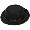 Women Men Cool Classic Jazz Hats Fedora Trilby Hat Blower Hats with Bowknot S5B7