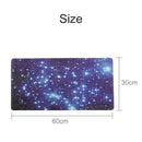 Large Blue Starry Sky Galaxy Anti-slip  Rubber Gaming Mouse Pad Keyboard Mat