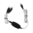 2m USB to MIDI Cable PC to Synthesizer Music Keyboard Instrument Converter