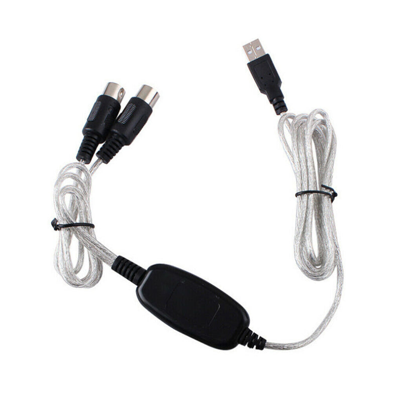 2m USB to MIDI Cable PC to Synthesizer Music Keyboard Instrument Converter