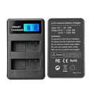EN-EL14 EN-EL14A LCD Display Dual Port USB Battery Charger for Nikon P7800