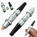 2Pin Push Pull Circular Aviation Connector Compatible For LEMO 0B FGG EGG S Q7Z2