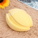 Pet Rugby Shape Chew Toys Dog Bite Tooth Clean Interactive Balls (Yellow)