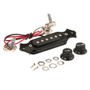Replacement Electric Guitar Single Coil Pickup Kit with Volume&Tone Knobs