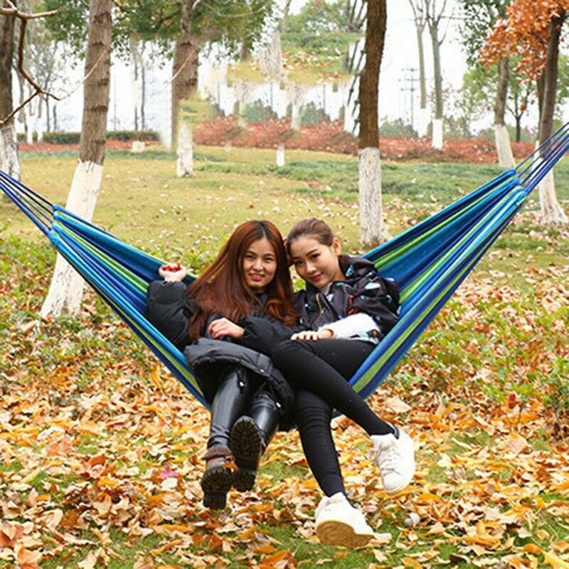 Outdoor Hammock Portable Hammock Garden Sports Home Travel Camping Swing Ca V3Q5