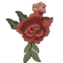 2pcs Embroidery Rose Flower Sew On Patch Badge Bag Jeans Dress Applique Craft ZF