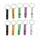 10 Pack Sports Survival Whistle Outdoor Camping Safety Training Emergency Tool ~