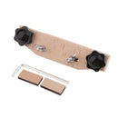 Wooden Stainless Steel Guitar Bridge Install Clamp DIY Luthier Tools Set