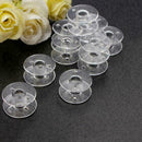 10pcs Plastic Domestic Sewing Machine Empty Bobbins for Brother Janome Sing Q4C5