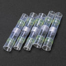 100pcs Waterproof Intermediate Terminal+Heat Shrink Casing Sleeve Connector