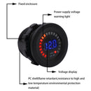 CS-489A1 Car Voltmeter LED Digital Voltage Meter for Motorcycle Boat Marine