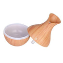 130ml Wood Grain USB Air Mist Humidifier Essential Oil Diffuser Brown